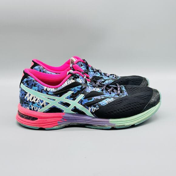 ASICS Shoes Womens 8.5 Multicolor Triathlon Gel Noosa Tri Running Bike Sneakers - Picture 1 of 12
